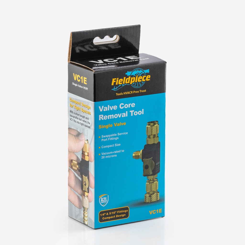 Valve core removal tool Fieldpiece VC1E (1/4" & 5/16")