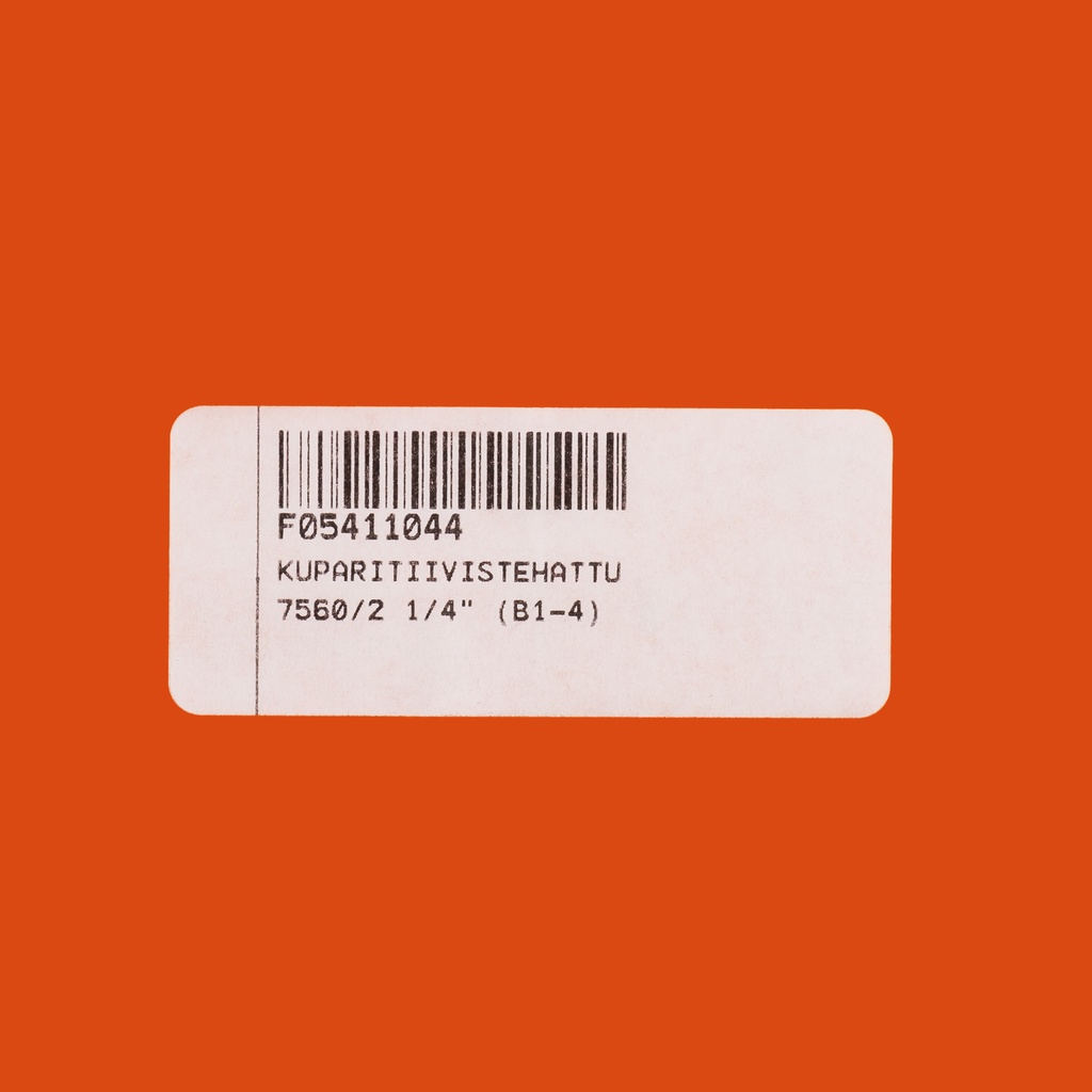 Copper seal cap 1/4" 7560/2  (B1-4)