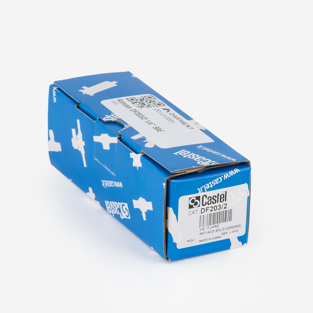 Anti-Acid Solid Core Filter Drier polyhedra DF203/2 1/4"Flare (032)