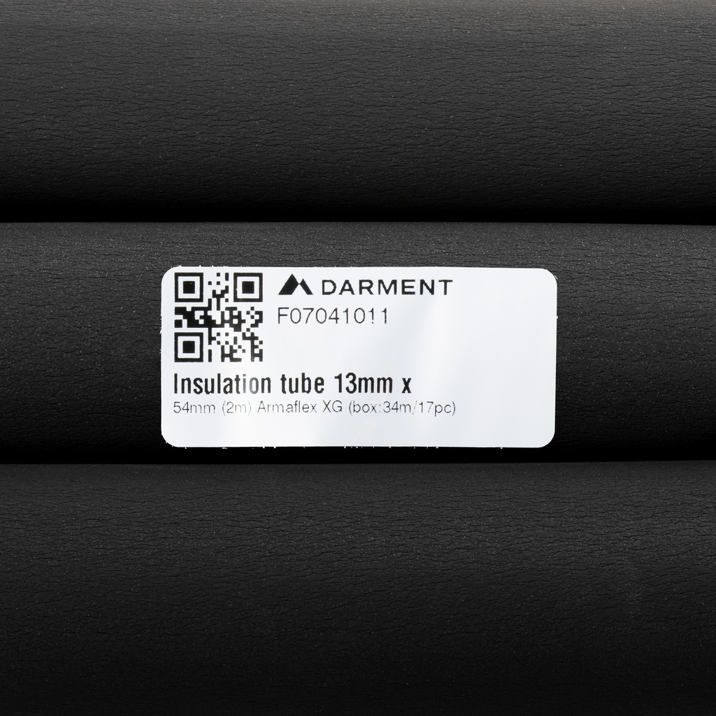 Insulation tube 13mm x 54mm (2m) Armaflex XG (box:34m/17pc)