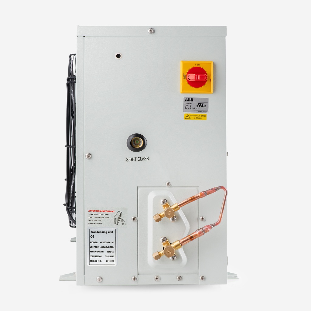 Condensing unit Coolent NF200SGL150 -35°C 0,96kW 1 1/2HP R404A 400V 