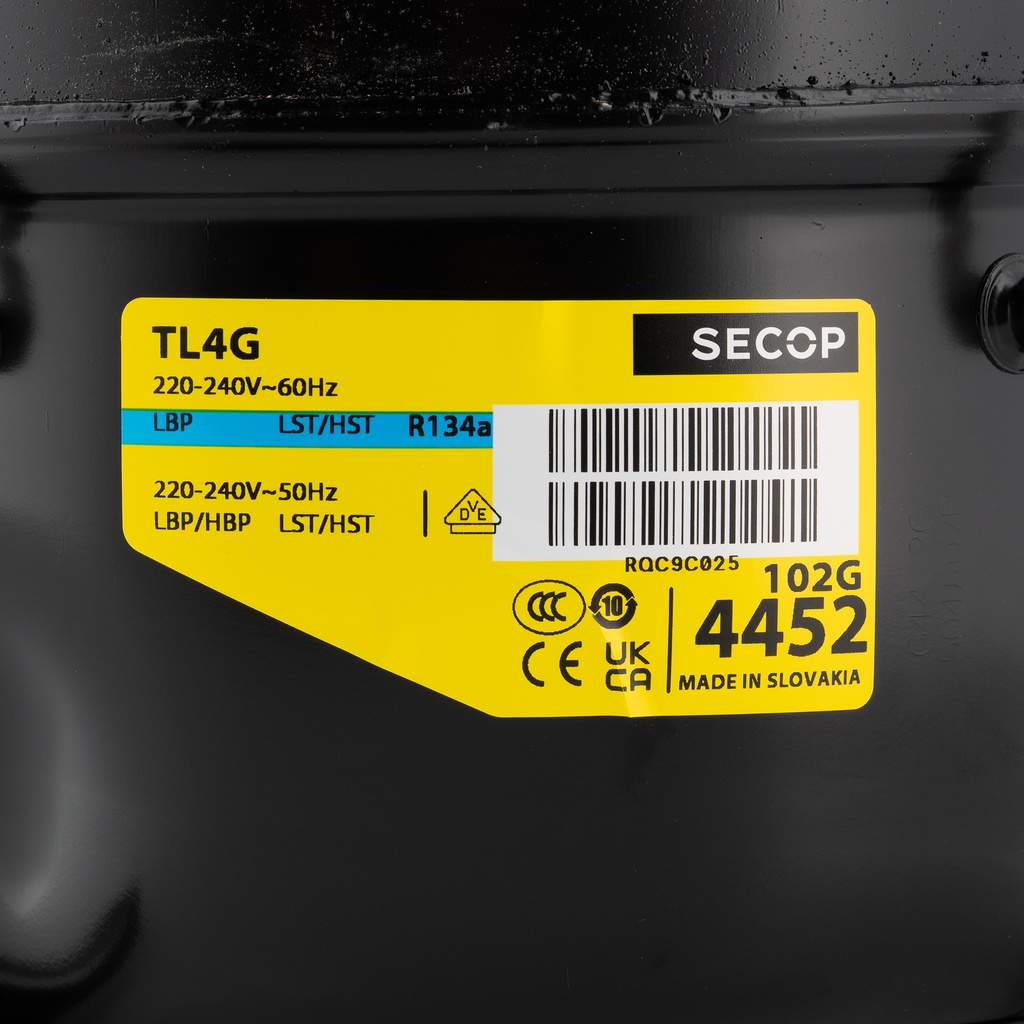 Compressor TL4G 195B0008 3,86cm³ R134A MBP/HBP 230V