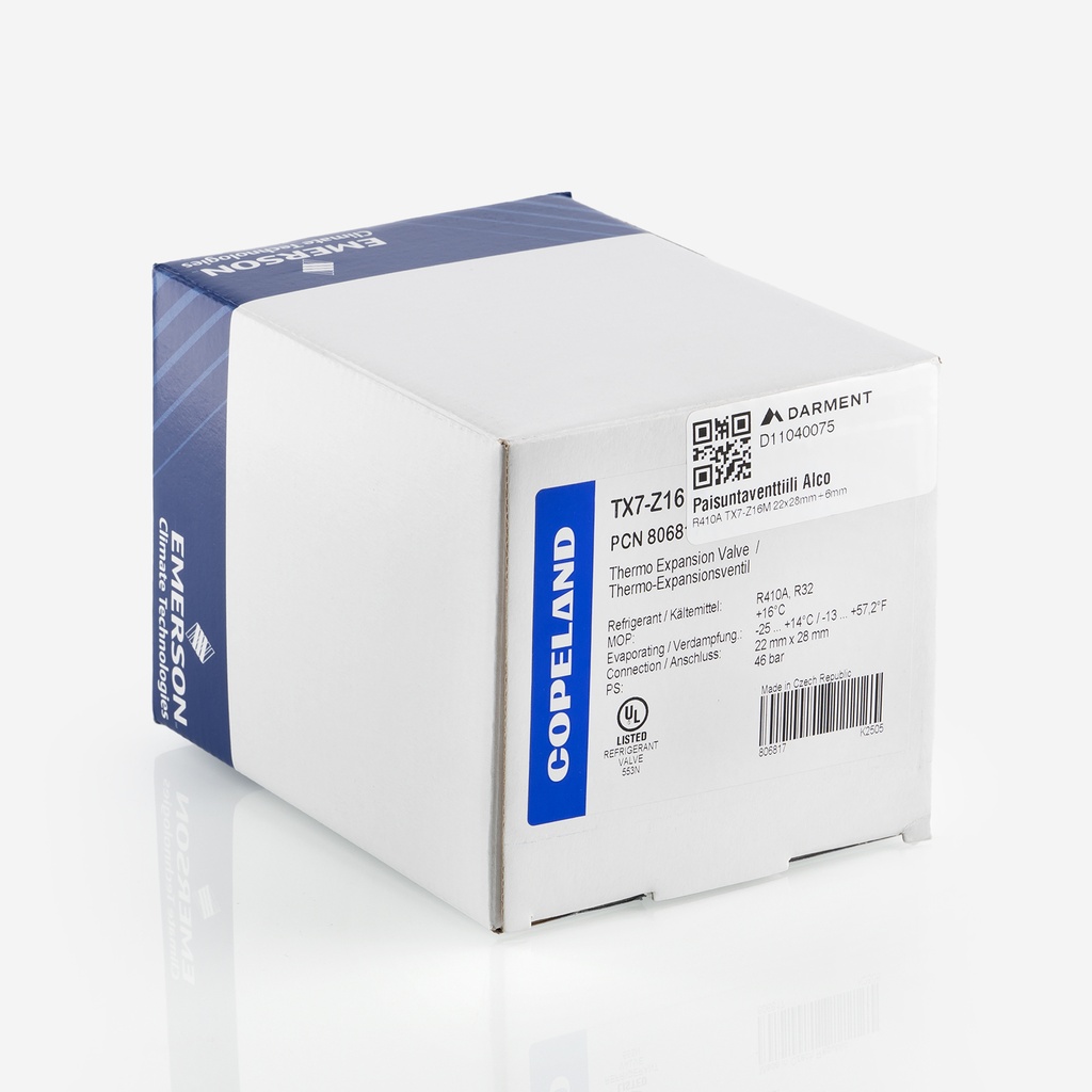  Expansion valve Alco R410A TX7-Z16M 22x28mm+6mm