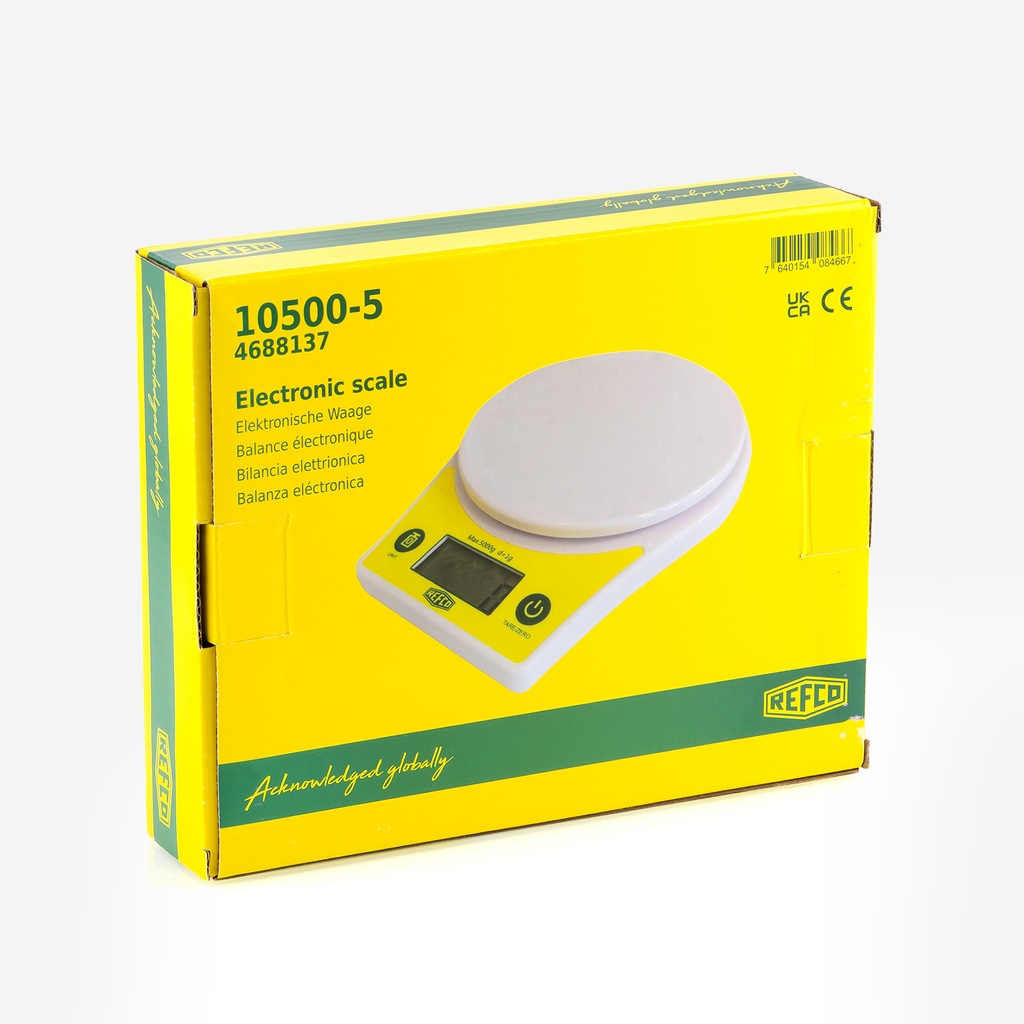 Electronic scale Refco 10500-5,  0 - 5 kg (4688137)