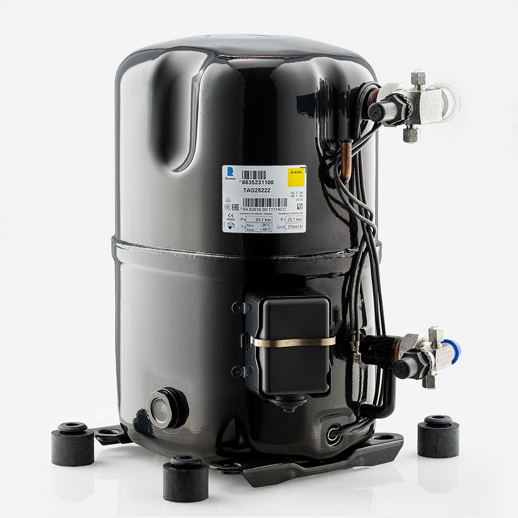 Compressor TAG2522Z 134,80cm³ R404A LBP 400V