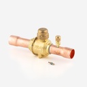 Palloventtiili 7/8"-22mm ODS (Poly) 6570N/7A + 1/4" huolto yhde 50bar