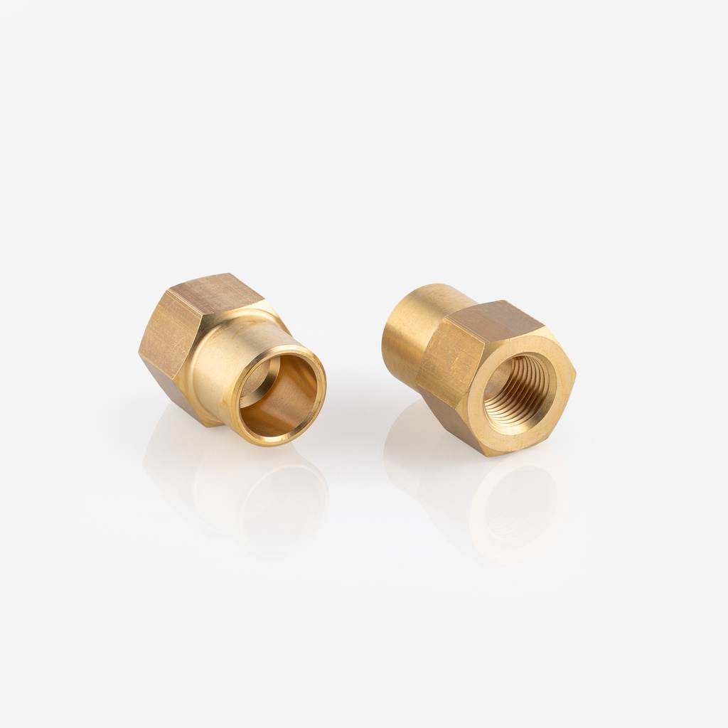 Juotosyhde varoventtiilille 3035/4 1/2" NPT-F 22mm-ODS