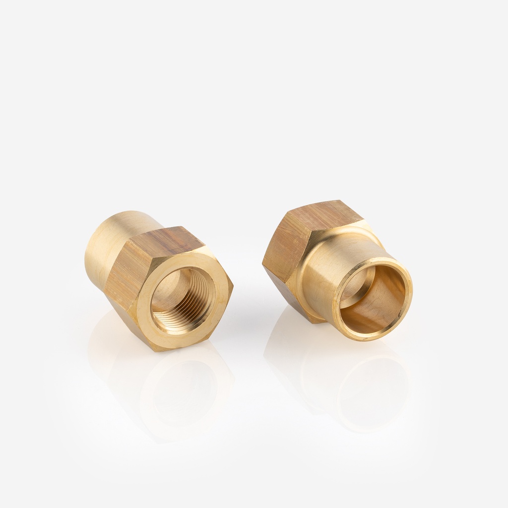 Juotosyhde varoventtiilille 3035/6 3/4"NPT-F 28mm-ODS
