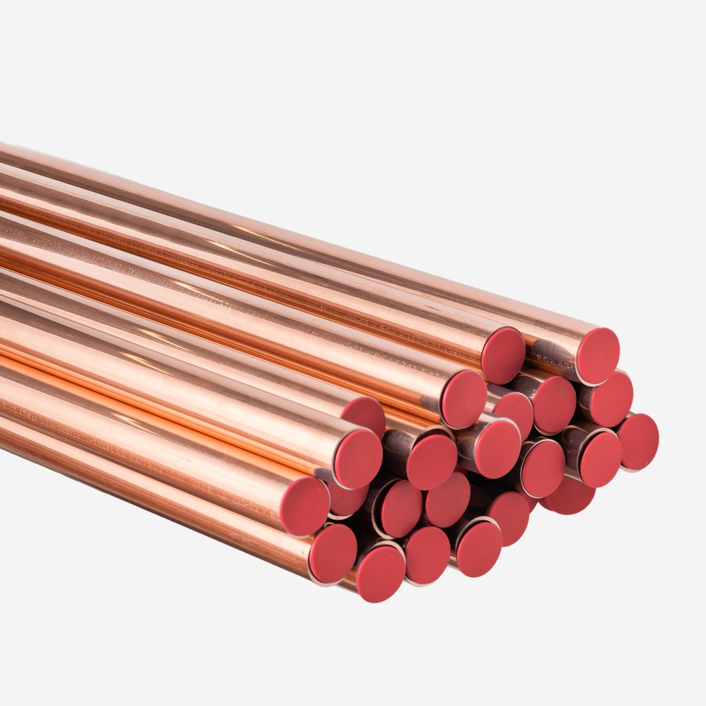 Copper tube 1 5/8" (RQ)  (5m) - 120bar R290, 33,77mm x 41,27mm