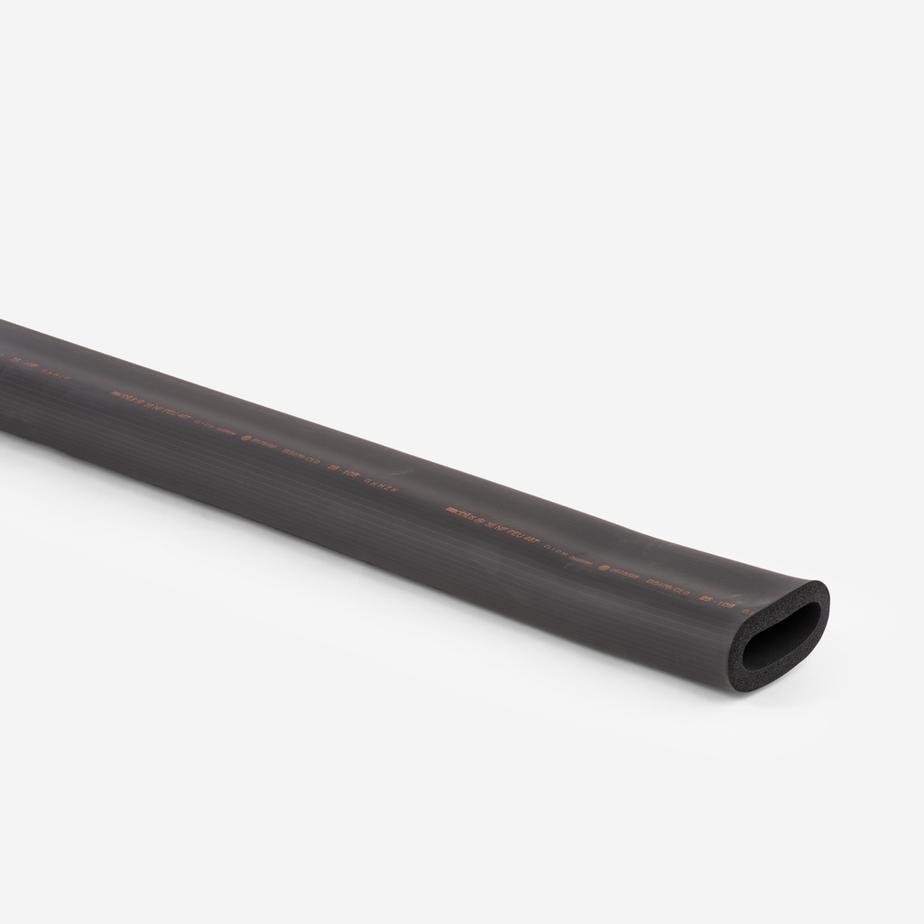 Insulation tube 25mm x 108mm (2m (box: 8m/4kpl)