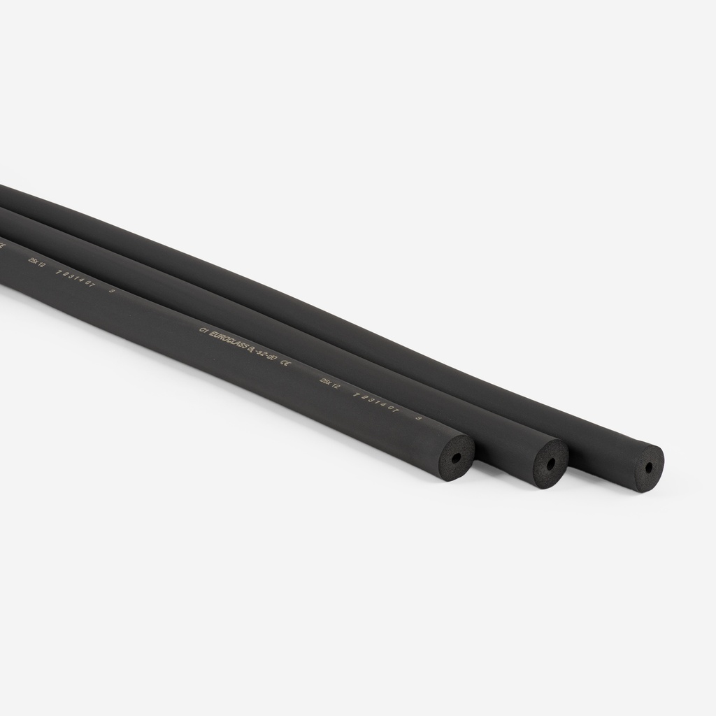 Insulation tube 25mm x 12mm (2m) (box: 522m/26kpl)