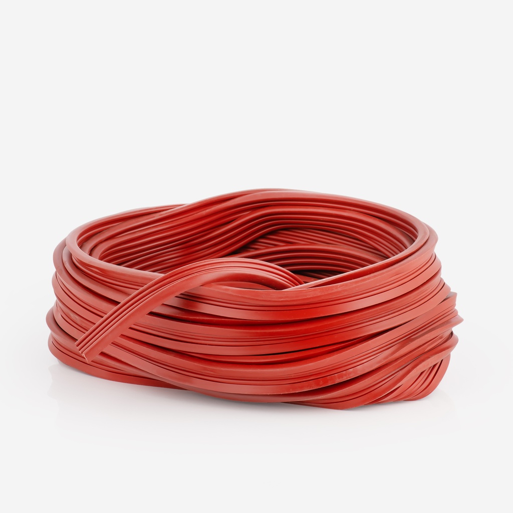 Äänieristekumi 25X6mm silikoni/punainen