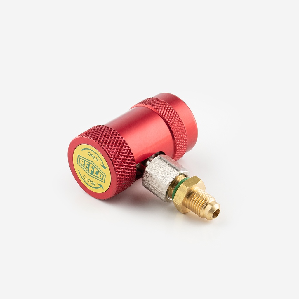 Auto coupler, red high pressure  RC-1234YF-R, R1234yf