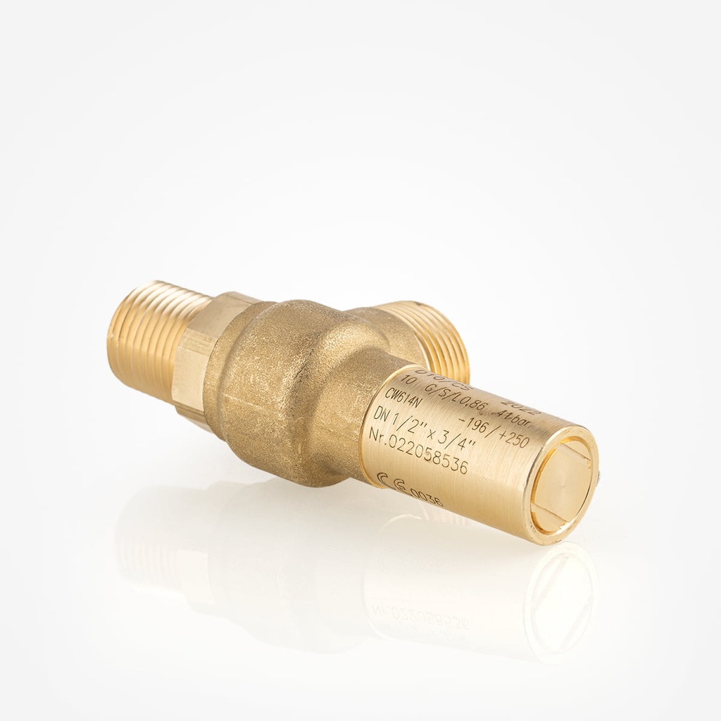 Varoventtiili D10/CS 1/2"NPT - 3/4"G 41bar