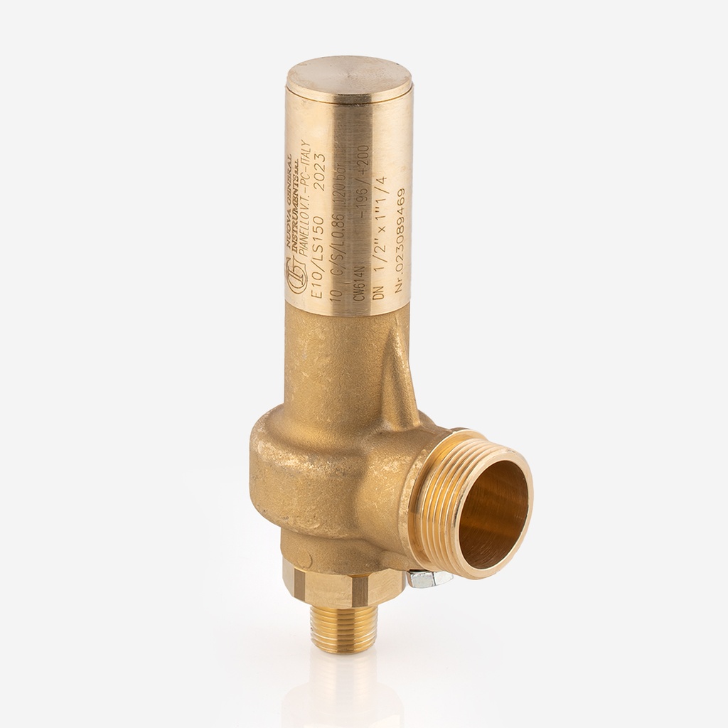 Safety valve E10/LS150 1/2"NPT - 1 1/4" 120bar 