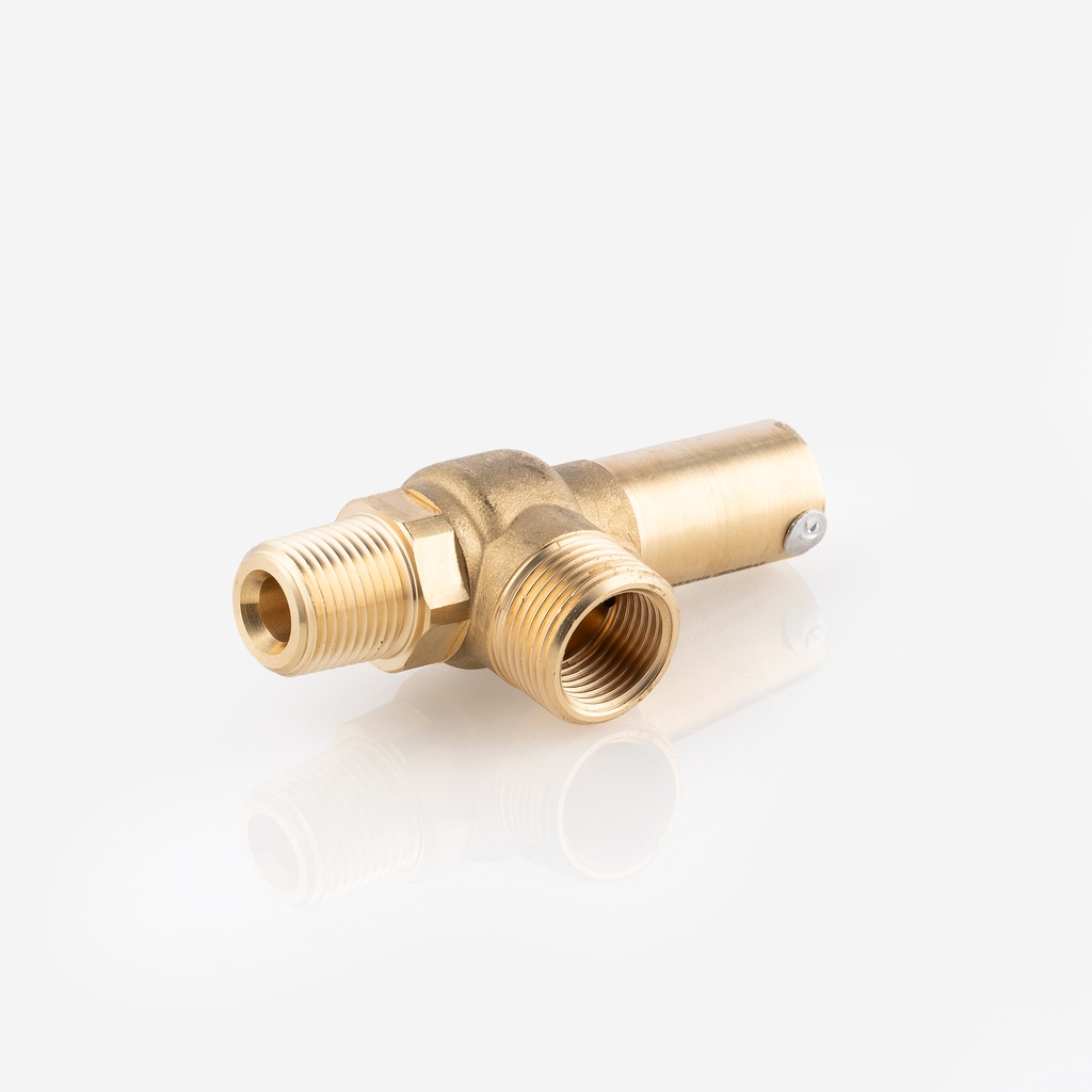 Varoventtiili D10/CS 1/2"NPT - 3/4"G 25bar Co2