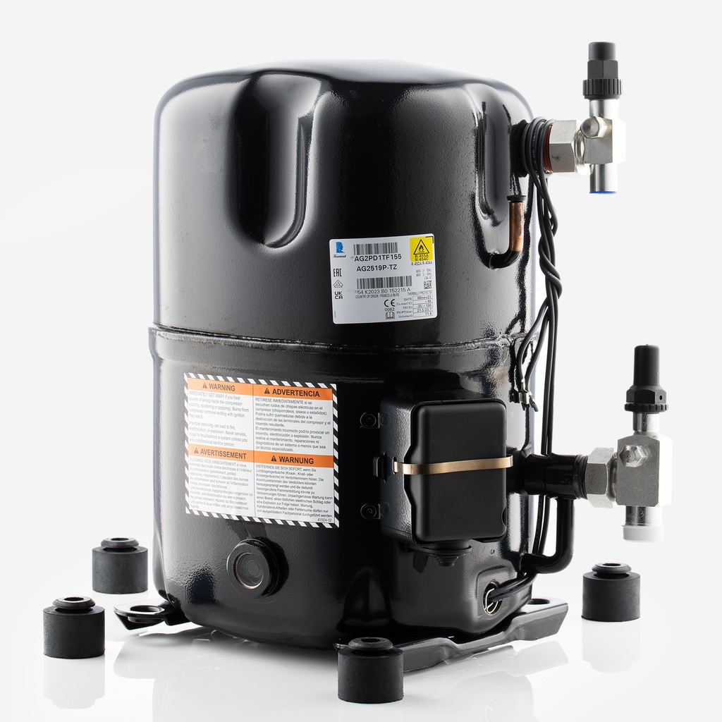 Compressor AG2519P-TZ 124,40cm³ R404A LBP 400V (TAG2519Z)