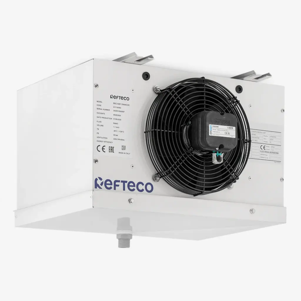 Evaporator Refteco REC 0251 D4A4S EC 1,6kW Dt8K R454C