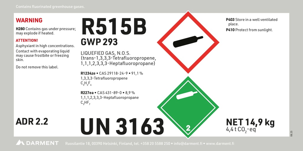 Refrigerant R515B