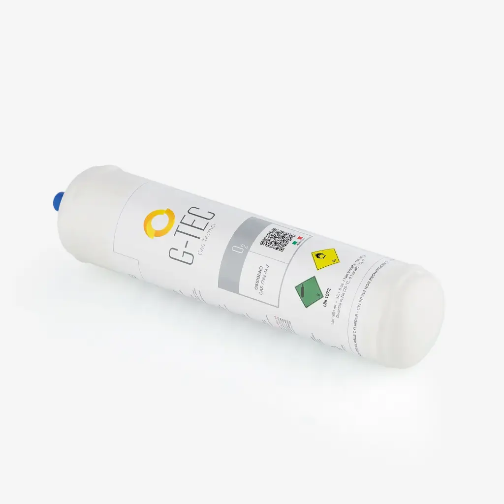 Happisäiliö G-OXYGEN, 147 g, 0,95 litraa / 0,112 mc (112 litraa)