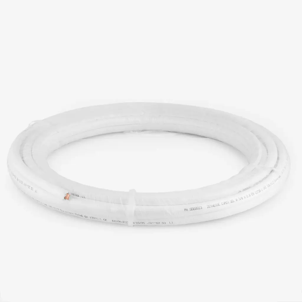 Insulated Copper Coil Zetaesse 3/8" x 0,8mm -25m, 9mm insulation