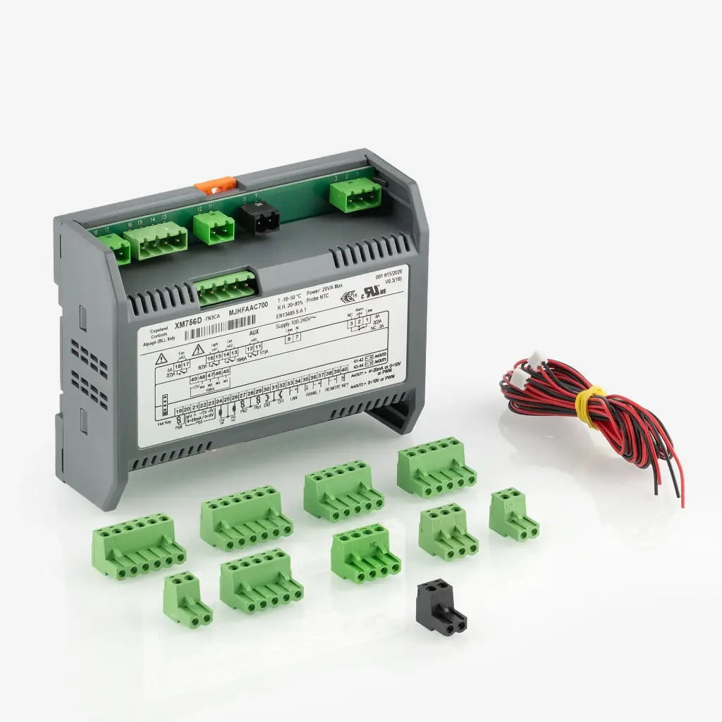 Evaporator controller, with battery back up XM756D-7N3CA, (Stepper valve)