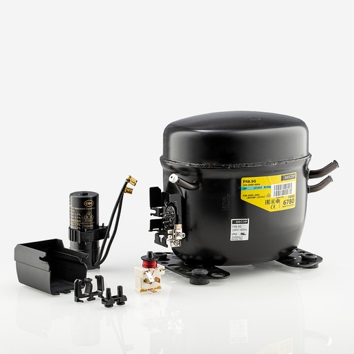 [A01011006] Compressor FRK8.5G (FR8.5G) 195B0026 7,95cm³ R134A LBP/HBP 230V
