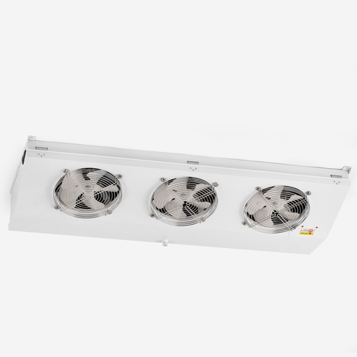 [C02021035] Evaporator Coolent LFJ1200X 1,37kW -8°C/dt8 R404A F/F/F 6mm electric defrost
