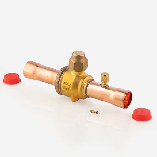 [D03011022] Ball valve ODS 28mm with schrade 601017690 HFC 45bar