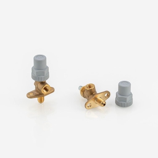 [D03031004] Valve with screw shutter 8320/21 1/4" SAE-M, 1/8" NPT-F  
