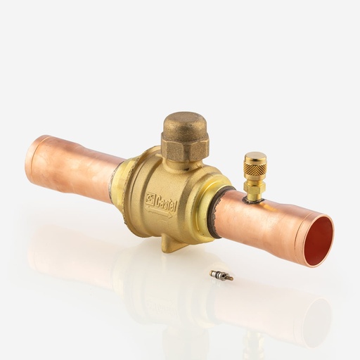 [D03031043] Palloventtiili 28mm-ODS 6570/M28A 1/4"-huoltoyhteellä
