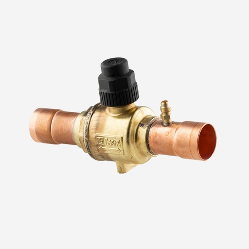 [D03031044] Palloventtiili 35mm-ODS 6590/11A 1/4"-huoltoyhteellä