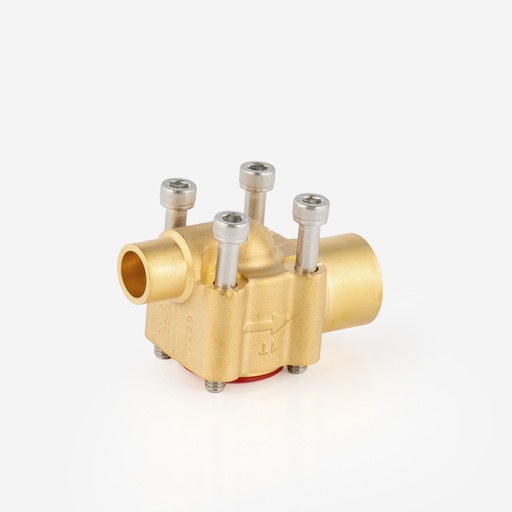 [D11011082] Expansion valve body straight    067B4008 TE5 1/2"x7/8"