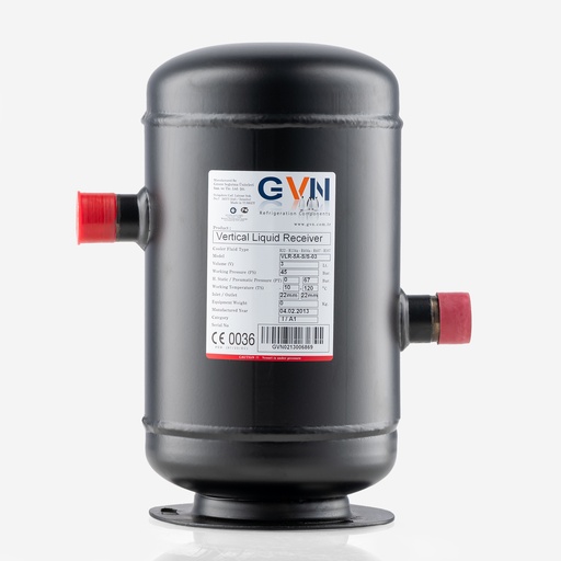 [D14011013] Receiver vertical VLR-5A-S/S-03 connection 45bar  