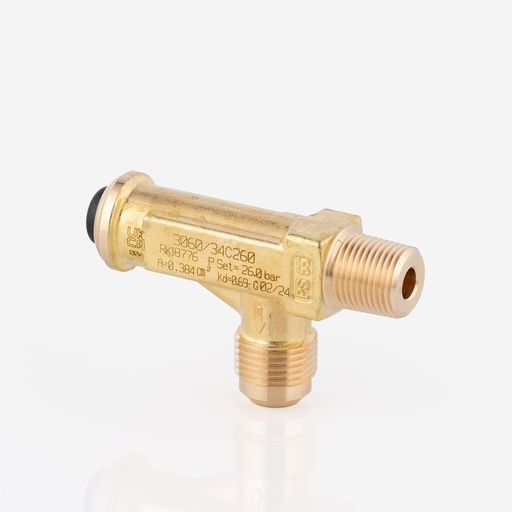 [D15011018] Safety valve 3/8"-NPT 1/2"-SAE   3060/34C 26bar