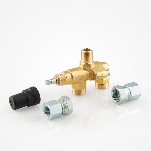 [D15011027] Changeover valve Castel 3032/44 1/2"-NPT
