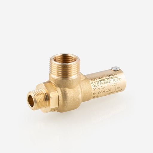 [D15031002] Varoventtiili D10/CS 3/8"G - 3/4"G 18bar