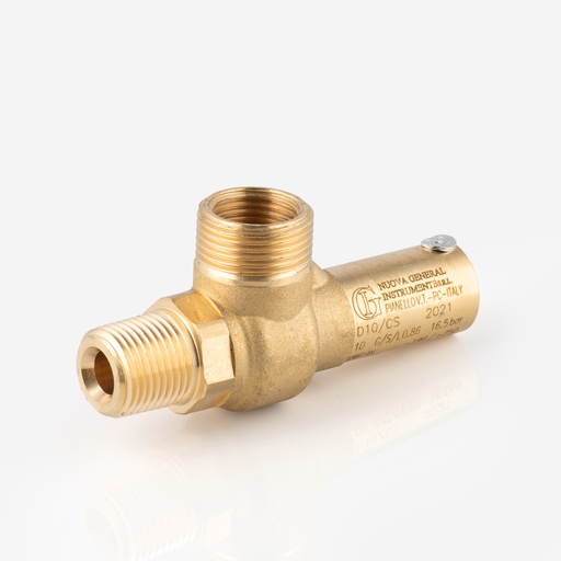 [D15031004] Varoventtiili D10/CS 1/2"NPT - 3/4"G 16,5bar