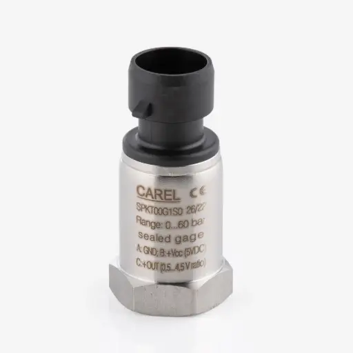 [E05031124] Painelähetin 0-60bar Carel SPKT00G1S0, 0-5V 1/4" SAE-F
