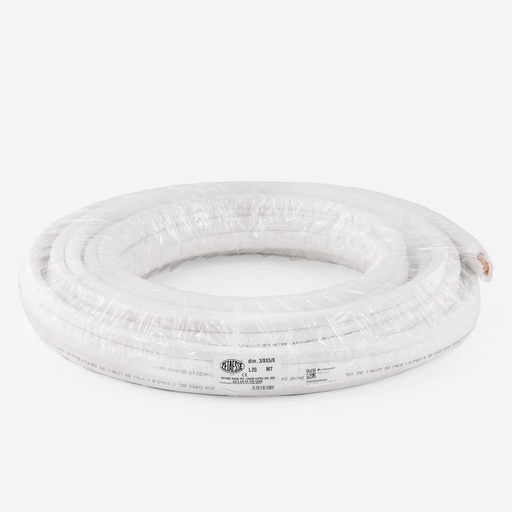 [F02011010] Kaksoiskuparikieppi eristetty Zetaesse 3/8"-5/8" -20m 