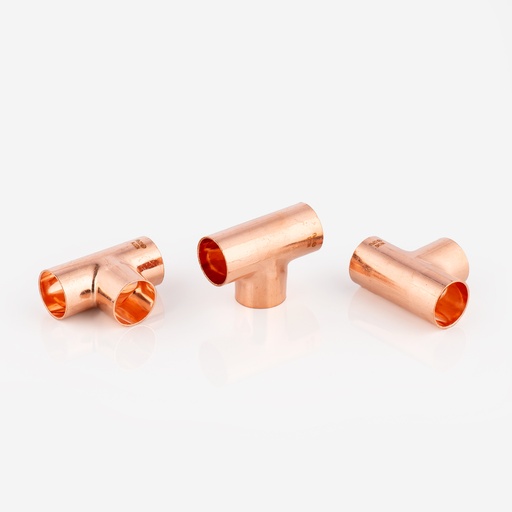 [F04011145] Equal tee 22mm RR5130