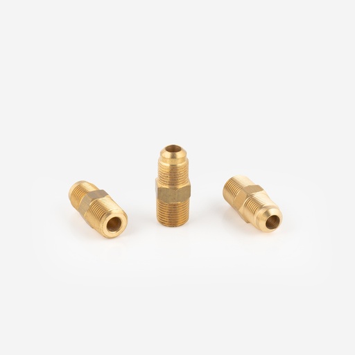 [F05011018] SAE flare/NPT union 7130/3 SAE 3/8"x NPT 3/8"