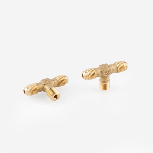 [F05011040] SAE flare/NPT tee 1/4"-1/8" 7330/221 (T1-4A)