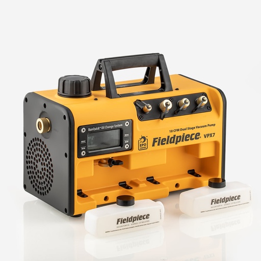 [J01011022] Vacuum pump two stage Fieldpiece VPX7 10CFM 283L/m (A2L)