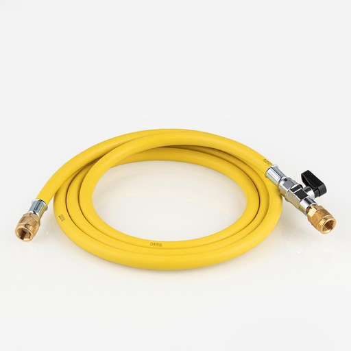 [J02031034] Service hose 1/4" - 1/4" + valve CA-CL-72 (yellow)