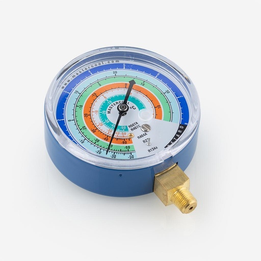 [J05041003] Matalapainemittari Mastercool R134A,R404A,R407C,R507A 1/8" NPT