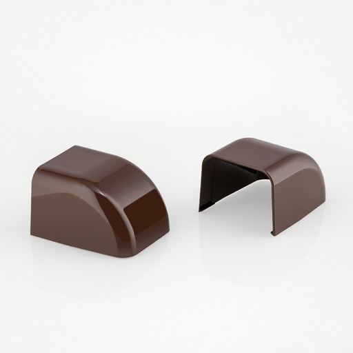[K03011026] Canal end cap 80x60 brown 9806-114-60 (10)