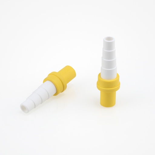 [K03011040] Liitososa letku/putki 9899-031-01 16mm (keltainen)