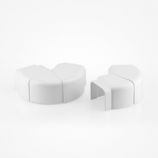 [K03011056] Asennuskourun tasokulma 45°-135° 80X60 9806-117-08 (6)