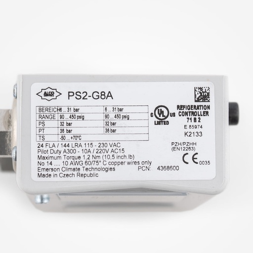 [E02031008] Pressostaatti Alco PS2-G8A (6 - 31 / 6 - 31 bar) manual
